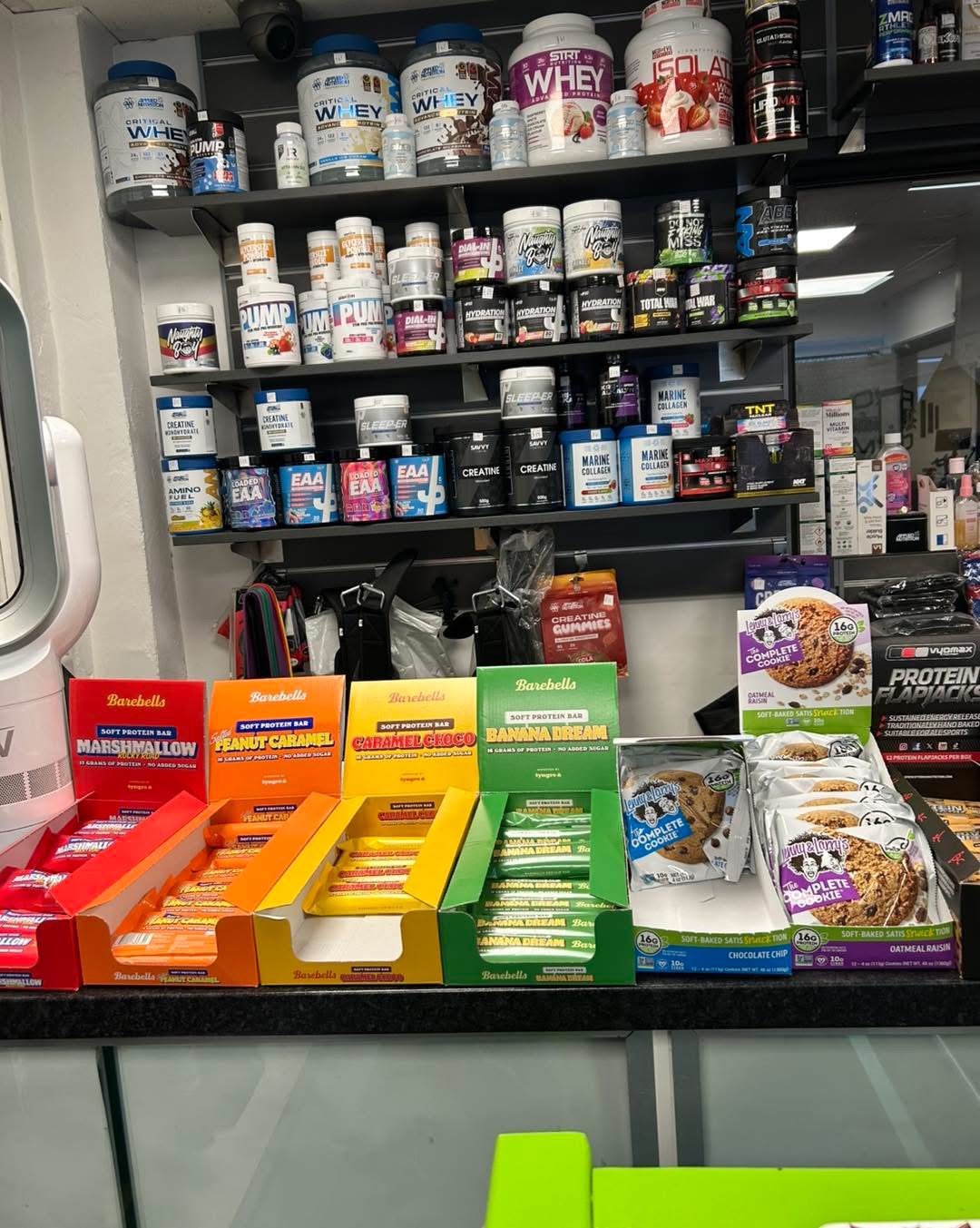 Supplements at Pro Gym Bodmin